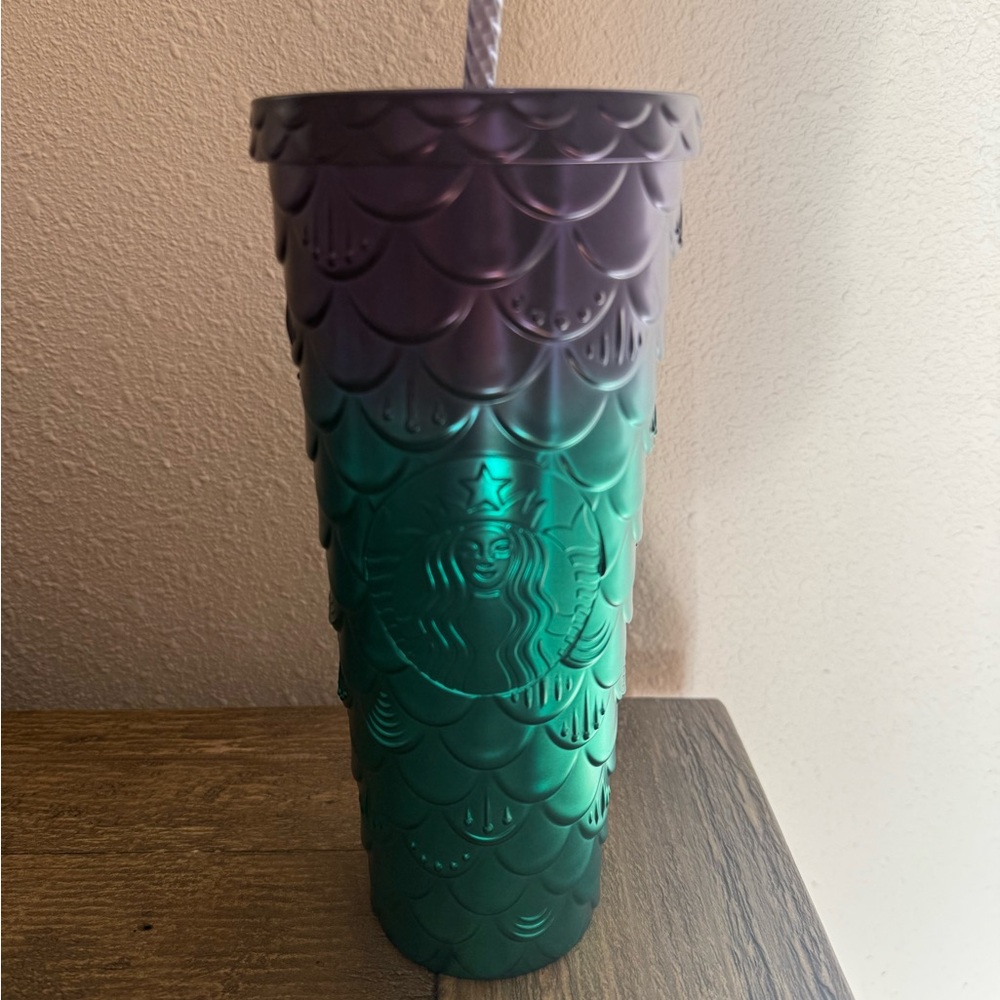 Starbucks Purple and Green Tumbler
